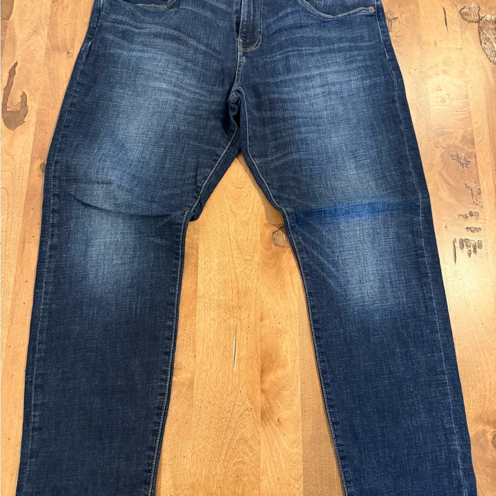 Lucky Brand Men's Dark Blue Slim Straight Jeans